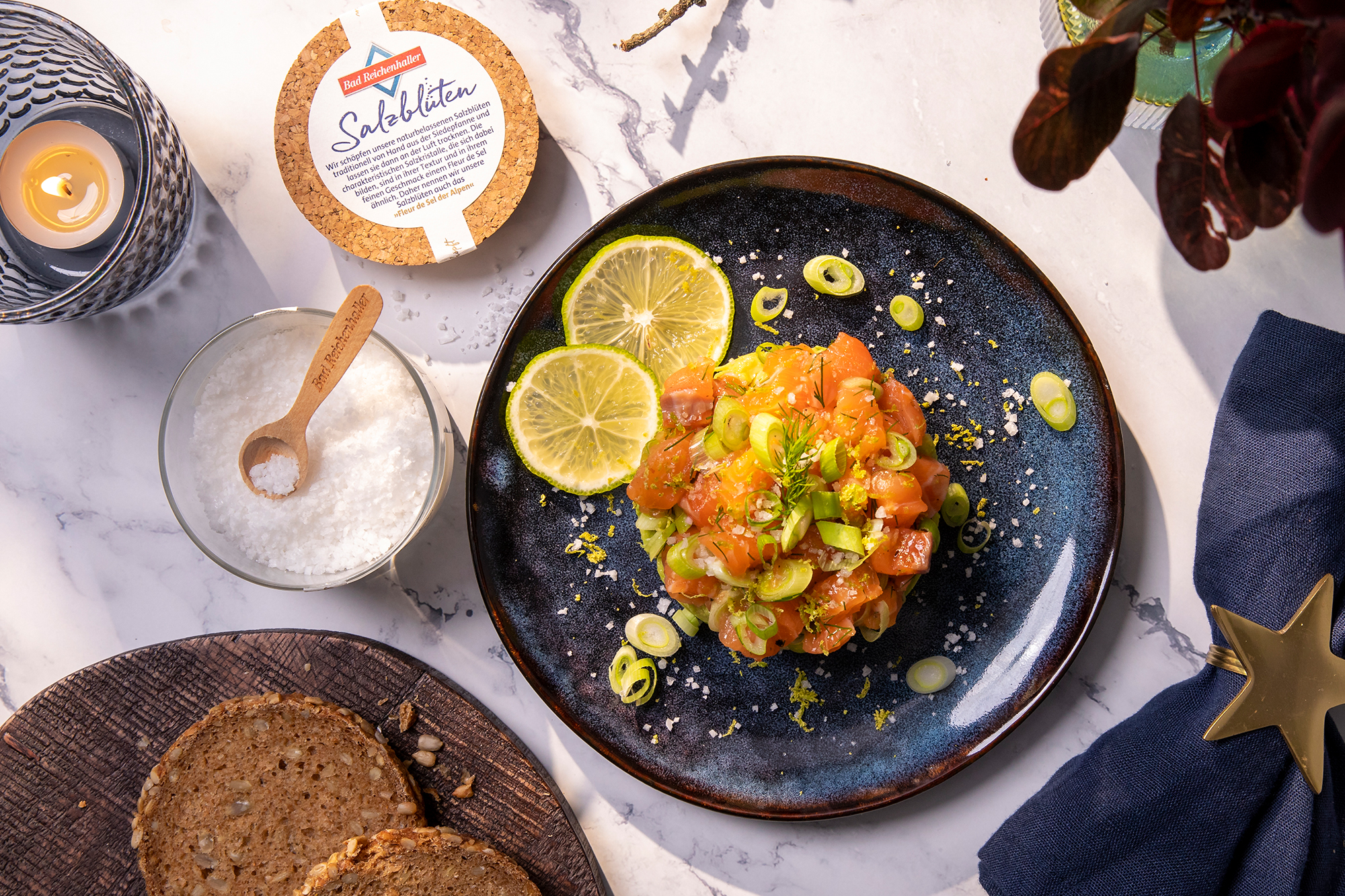 Genieße Weihnachten nachhaltig mit dem Fleur de Sel der Alpen