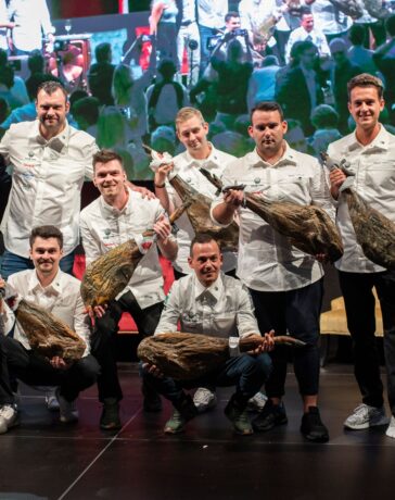Chefkoch Marvin Böhm ist Koch des Jahres 2022 Werbekampagne "Jamones Ibéricos aus Spanien, Botschafter Europas in der Welt"